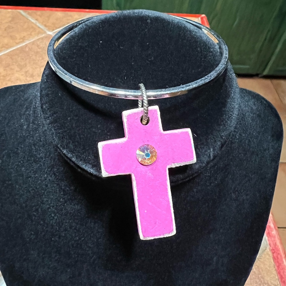 Sookie Sookie Bangle Charm Cross Bracelet